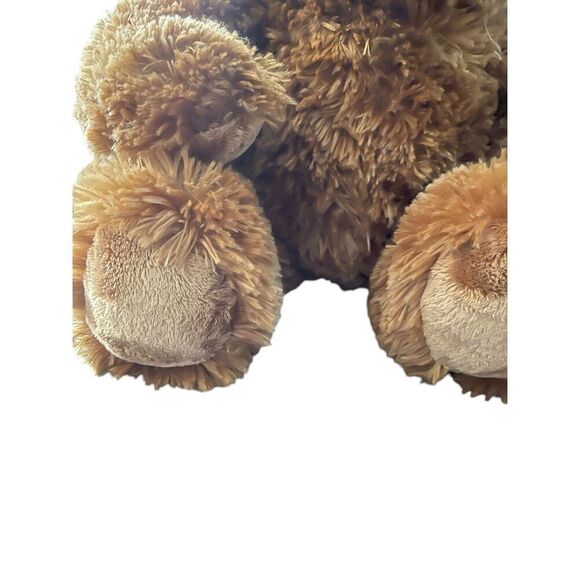 Build-A-Bear Workshop Brown Blue White Shaggy Fur Bear Plush Stuffed Animal 14" - Picture 6 of 14